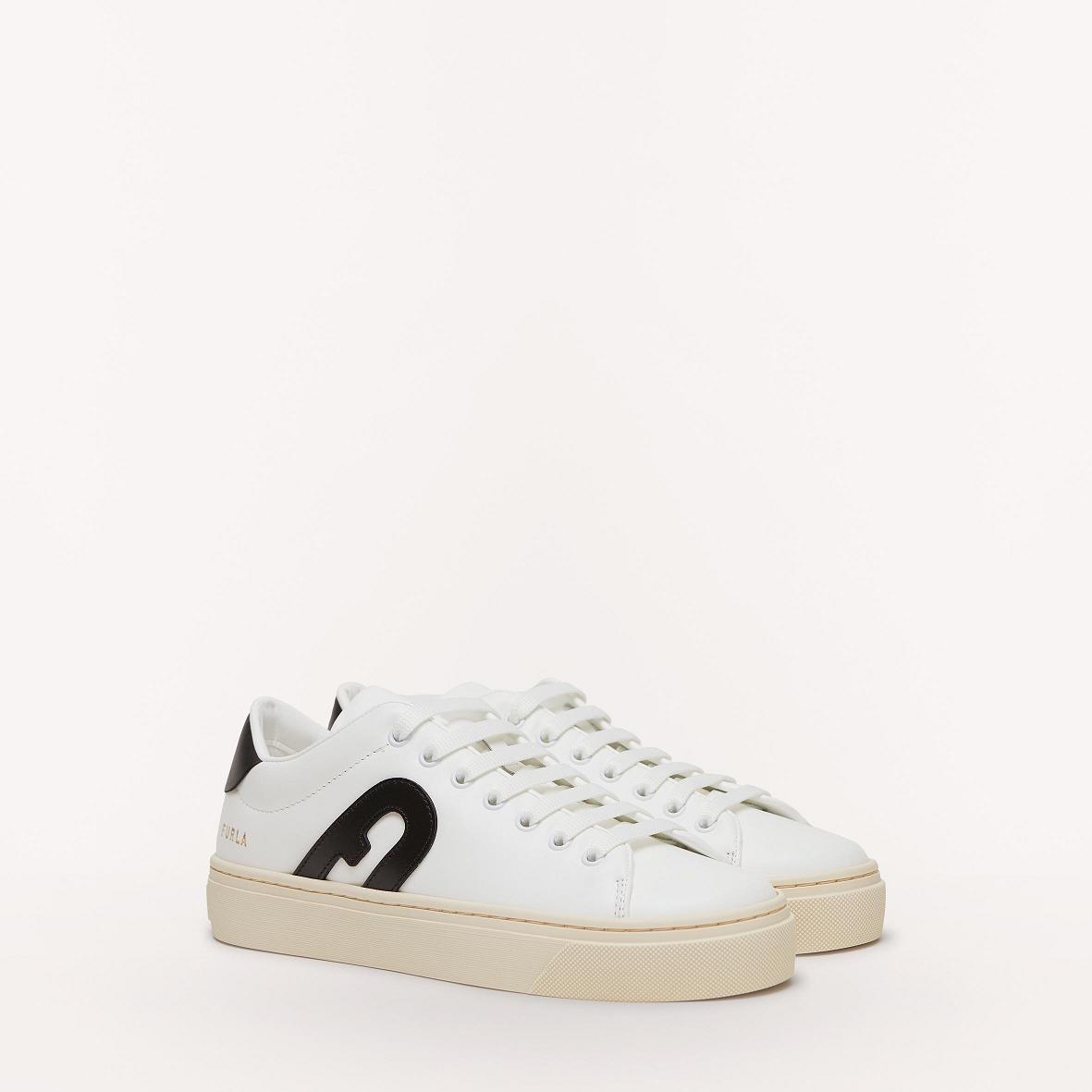 Furla Joy Sko Oslo - Sneakers Dame Hvite Svart FYG906574